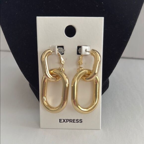 Express Jewelry - NWT Express Gold Link Earrings